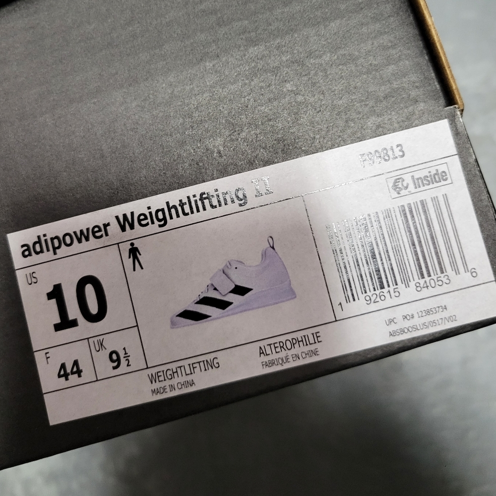 Adidas lifting shoes